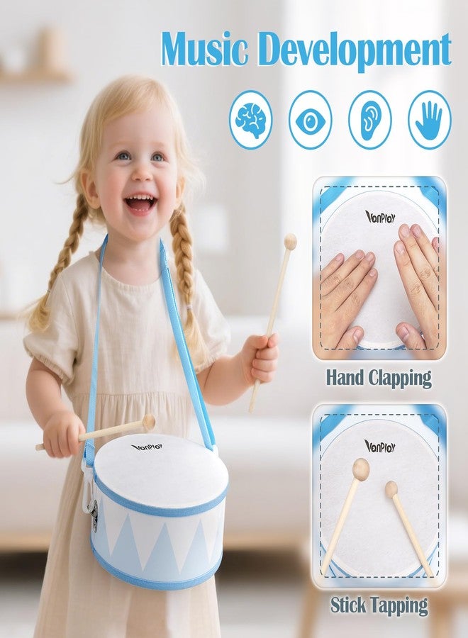 Vanplay Drum Set for Boys - Toys for 2 3 Year Old Boy Birthday Gifts - Wooden Montessori Musical Instruments for Toddlers 2-4, Preschool Musical Toys with Snare Drum for Kids Age 3-5 - Image 5