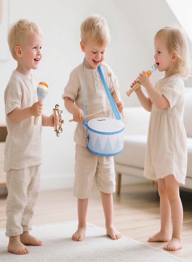 Vanplay Drum Set for Boys - Toys for 2 3 Year Old Boy Birthday Gifts - Wooden Montessori Musical Instruments for Toddlers 2-4, Preschool Musical Toys with Snare Drum for Kids Age 3-5 - Image 3