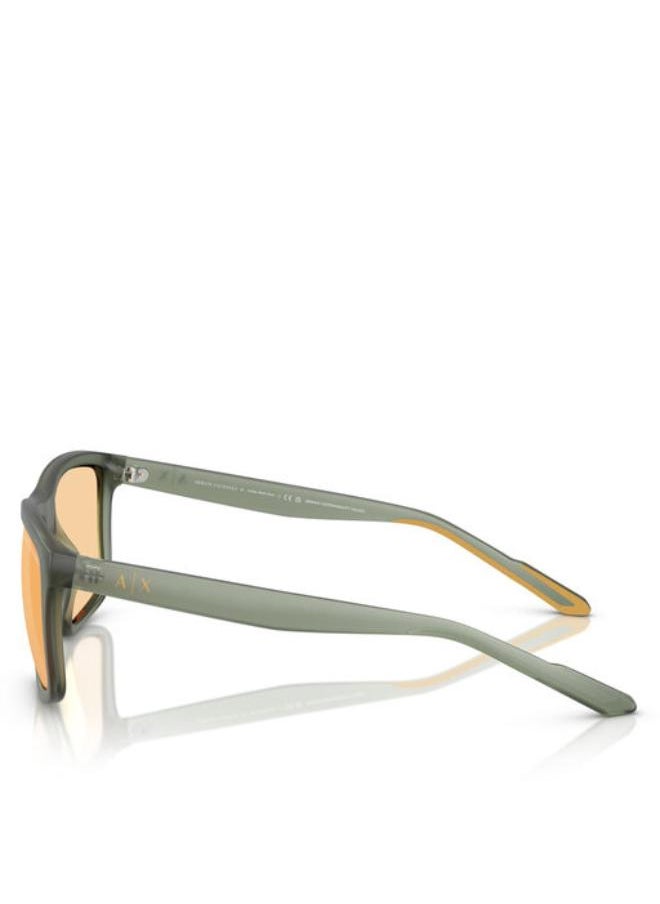 Full Rimmed Square Sunglasses 0AX4149SU 56 8362/7
