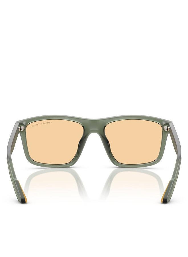 Full Rimmed Square Sunglasses 0AX4149SU 56 8362/7