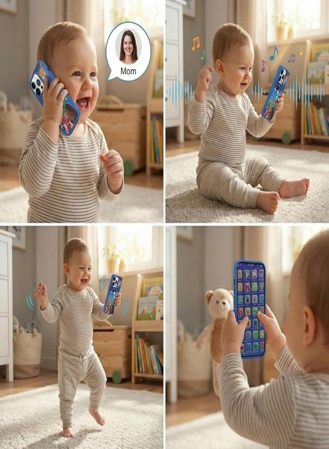 DRAWBRIDGE Puzzle Mobile Toy Phone|Educational Phone Toy for 2-12 Years Kids Rechargeable 24 Modes Talking Baby Smart Phone Mobile Toy for Boys Girls Christmas Gift Birthday Surprise - Image 5