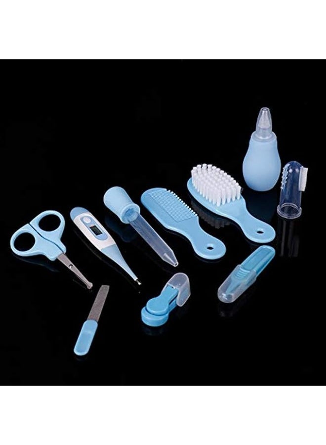 Cool Baby 10Pcs/Set Infant Newborn Baby Safe Health Care Kit Hardware Manicure Hair Thermometer Nail Clippers Care Tools - Image 1