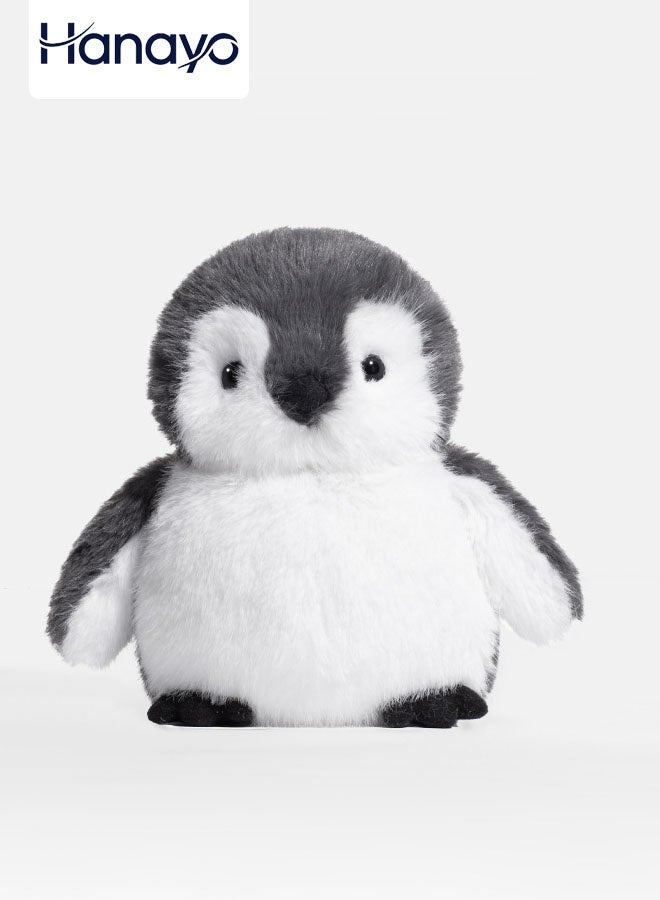 Hanayo Plush Toy Penguin Plush Toy Realistic Cute Penguin Plush  Animal Fluffy Cute Plush Toy for Home Decor Birthday Gift(Grey,20 cm) - Image 1