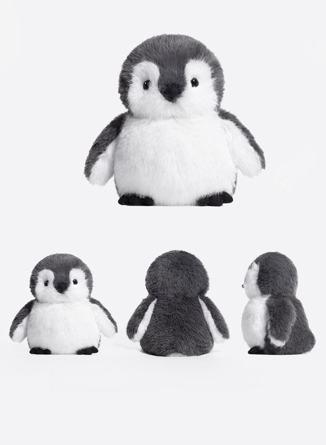 Hanayo Plush Toy Penguin Plush Toy Realistic Cute Penguin Plush  Animal Fluffy Cute Plush Toy for Home Decor Birthday Gift(Grey,20 cm) - Image 2