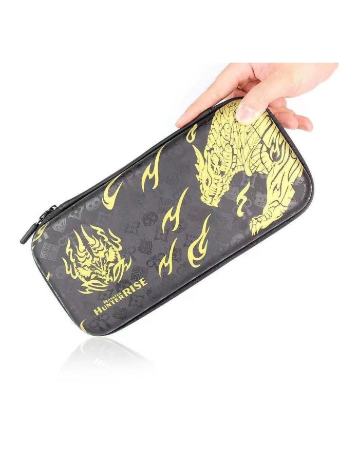 Generic - Nintendo Switch Kingdom Hearts Pro Controller Storage Bag For Ps5 Console Digital Computer Game Protective Case-Model:OLED Fire Dragon Host Package - Image 1