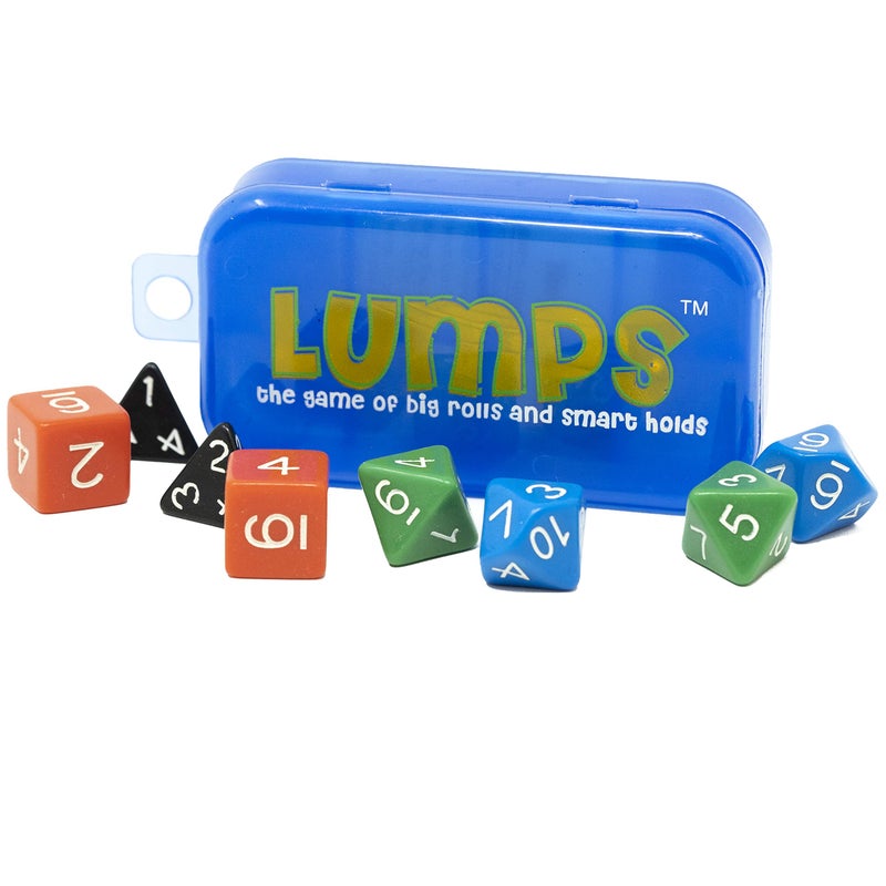 Continuum Games Lumps, the Game of Big Rolls and Smart Holds, Addictive Family Dice Game, Fast-Paced Fun for All Ages, Strategy Game for Kids and Adults, Perfect for Game Night, Travel-Friendly, Ages 8 and Up - Image 1