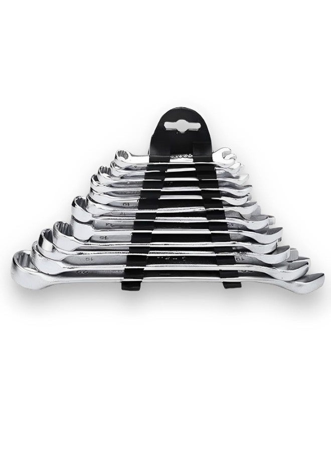 ZIODIC 12-Piece Chrome Vanadium Steel Combination Spanner Set with Maxi-Drive System, Anti-Slip, Metric - Image 1