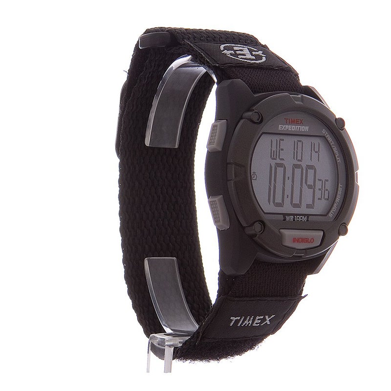 TIMEX ساعة تيمكس الرقمية للرجال T49949 إكسبيديشن كات سوداء سريعة الربط - Image 4