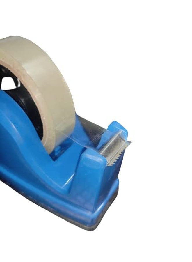 Dinojames Heavy Weight and Anti-Skid 1 inch Cello Tape Dispenser for Home, Office, School Use (Random Color) Pack of 1 - Image 3