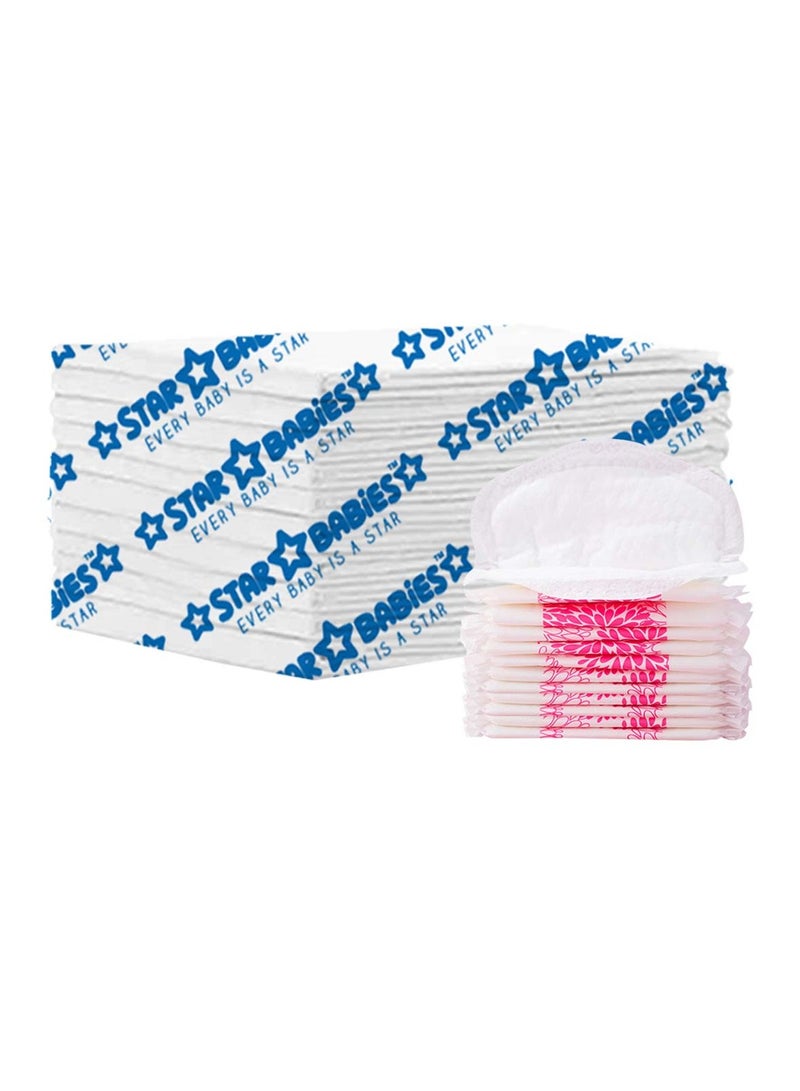 STAR BABiES Star Babies Disposable Combo pack (Changing Mat 12pcs, Bibs 12pcs)-White  - Image 1