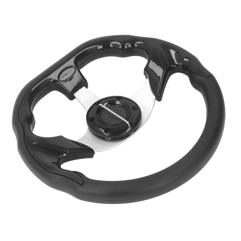 Racing Steering Wheel: 13 Inch PU Leather - Comfortable Grip Performance Steering Wheel for Car Interior Upgrade & Improved Handling - Image 5