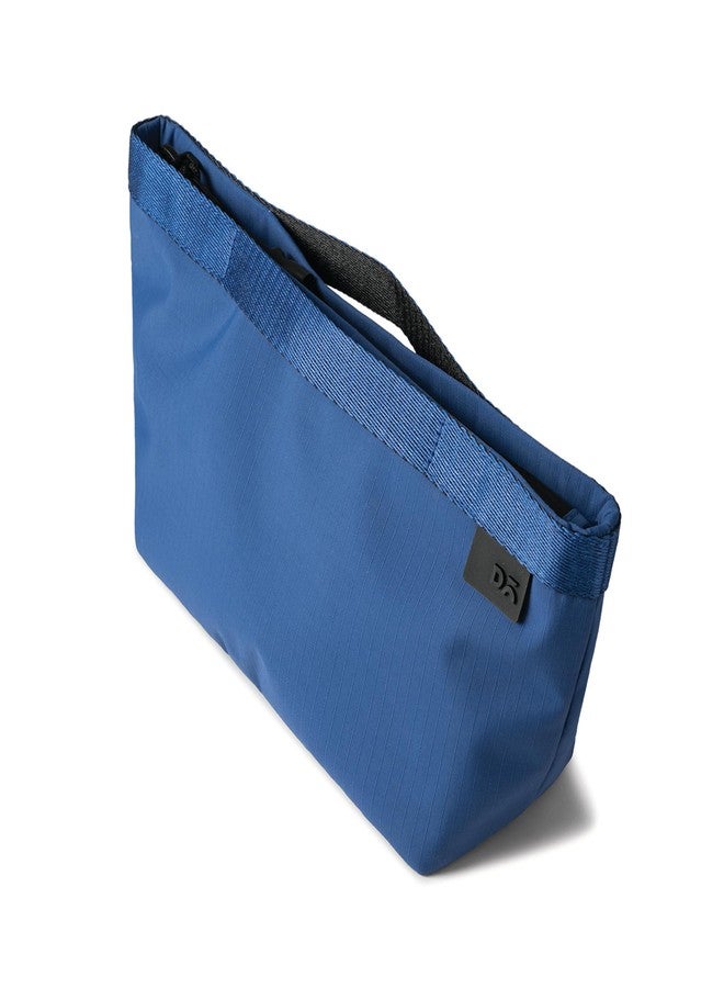 DailyObjects Medium Pivot Carry All Pouch for Men and Women |Multi Storage Slip Pockets |Lightweight|Water Repellent|Portable| Recycled Nylon Zippered| Concealed Handles| For Daily Use/Travel (Blue) - Image 2