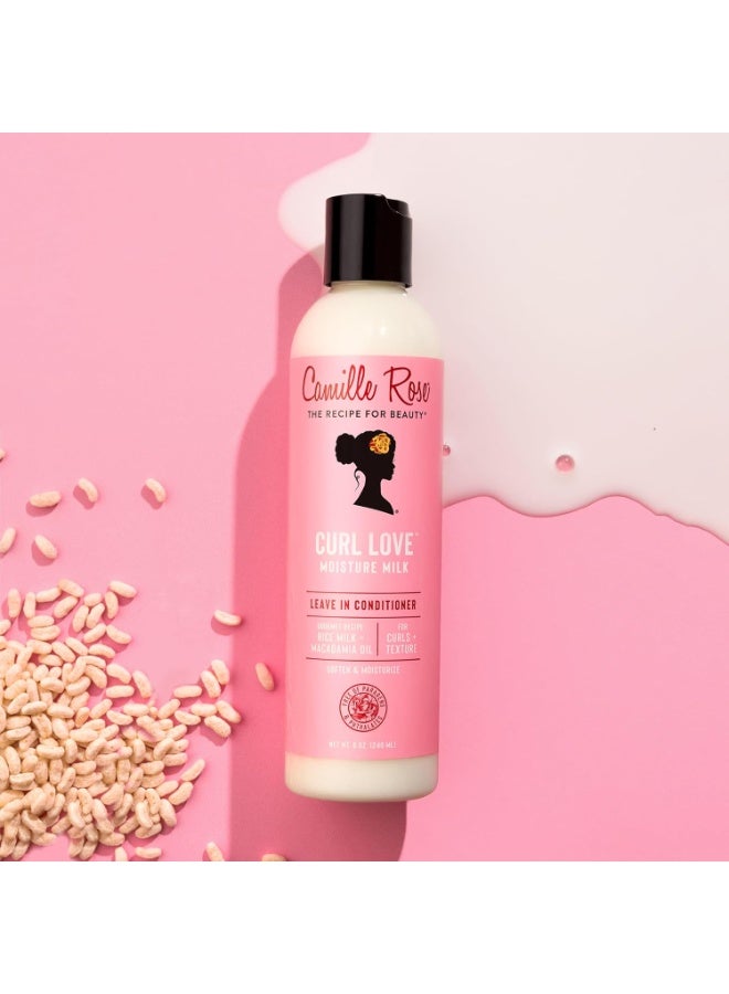 حليب "كاميل روز" المرطب للشعر المجعد (Curl Love Moisture Milk) - بالفانيليا - 8 أونصة سائلة - Image 3