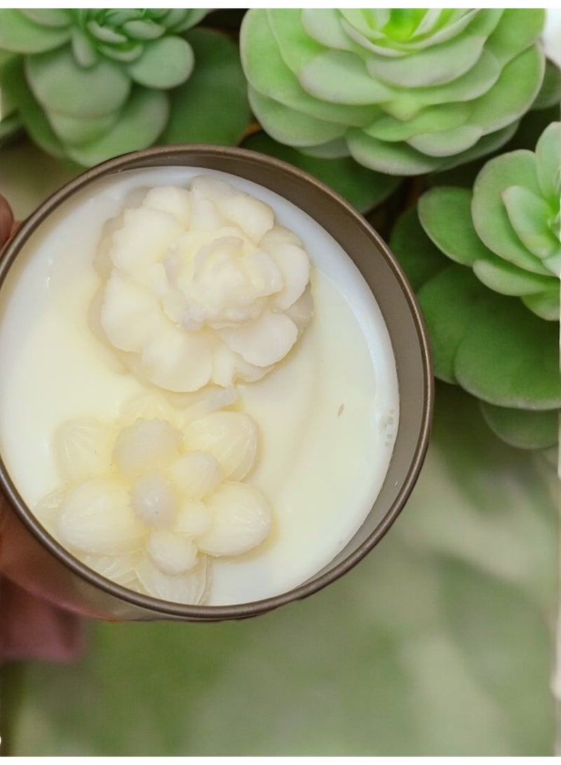 ANUM BY MUNA Luxury Favors Gold Tin Candle Set – Pack of 3 - Image 4