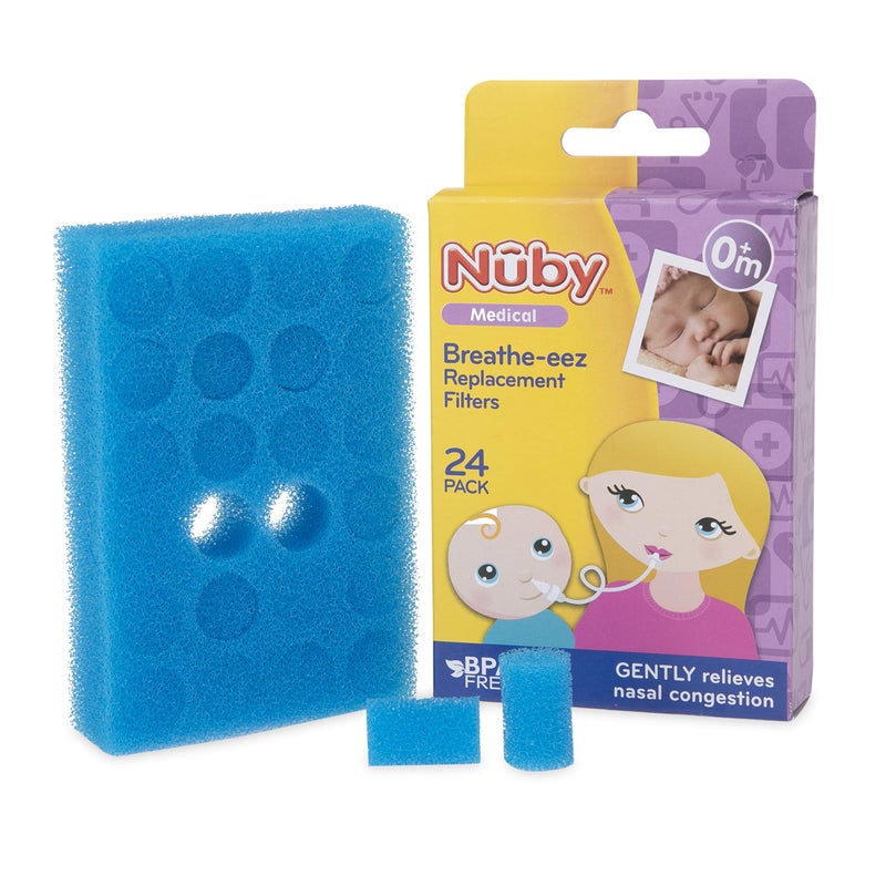 Nuby Breathe-EEZ Replacement Filters, 24 Count - Image 1