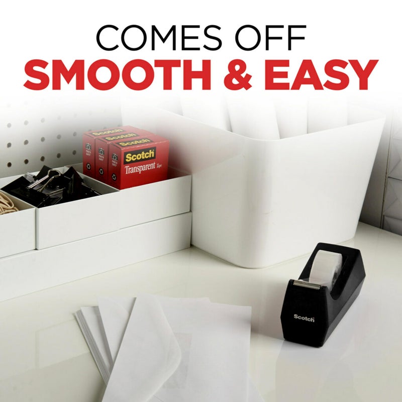 3M Scotch Transparent Tape, 3 Boxes, 1 in x 2592 in (600-72-3PK) - Image 4