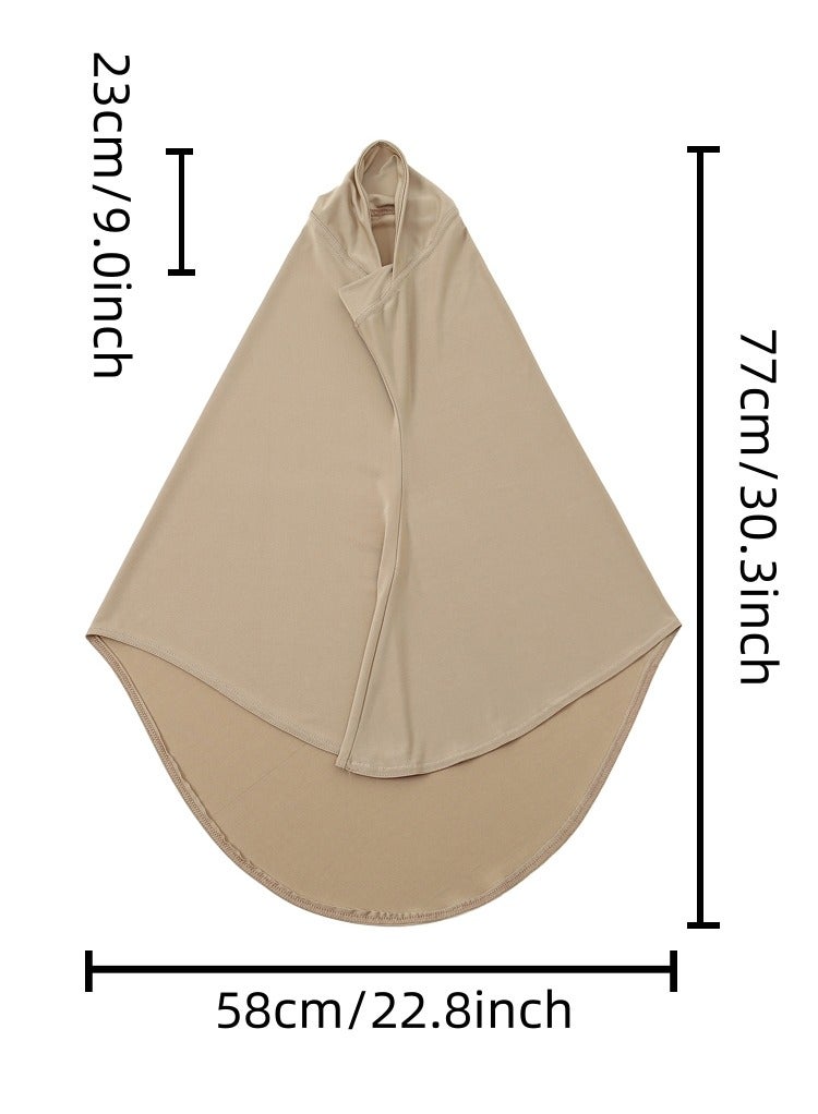 النساء حجاب سترة الصلاة الطويلة الحجاب شادورز العربية غطاء الجسم توربان الشرق الأوسط الإسلامي غطاء كامل الملابس الكسل حجاب - Image 3