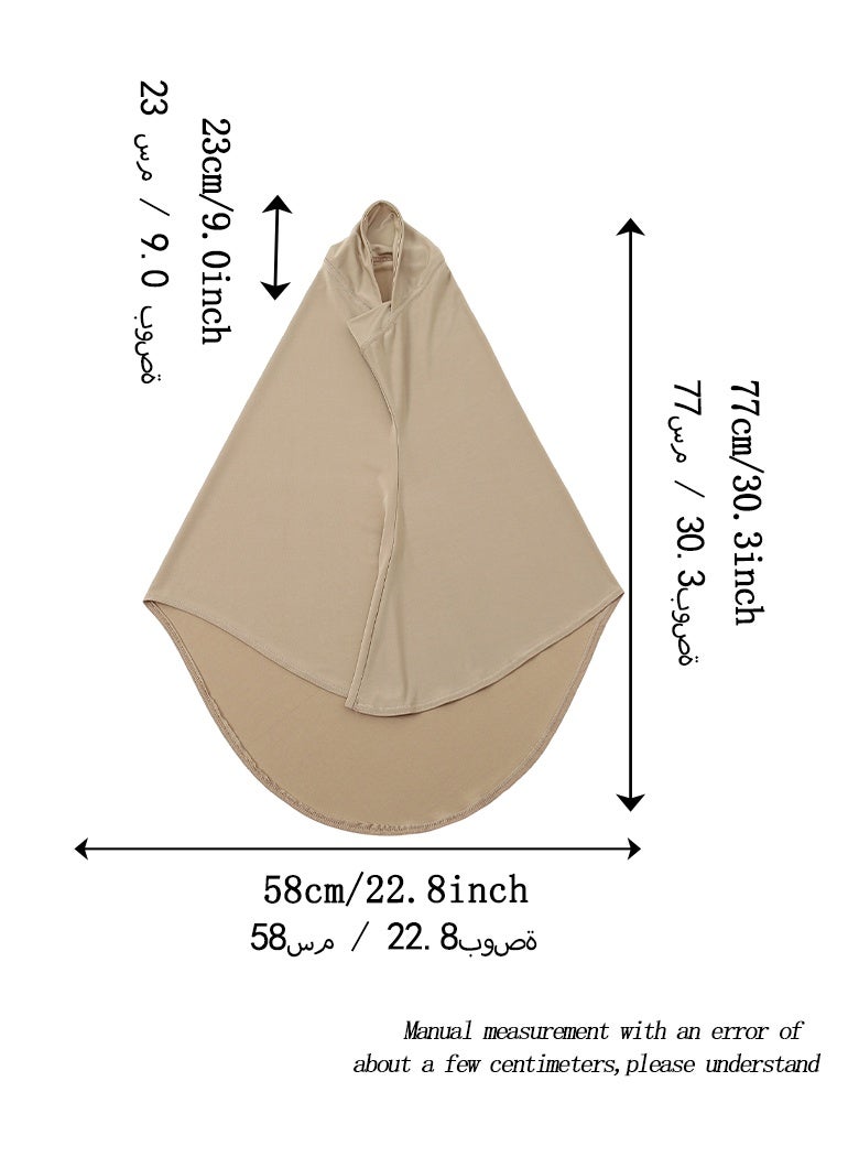 النساء حجاب سترة الصلاة الطويلة الحجاب شادورز العربية غطاء الجسم توربان الشرق الأوسط الإسلامي غطاء كامل الملابس الكسل حجاب - Image 3