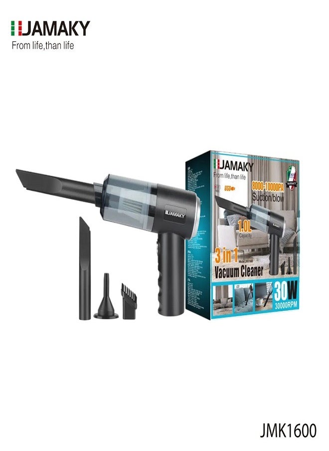 JAMAKY Handheld Vacuum Cleaner-JMK1600-30W  - Image 1