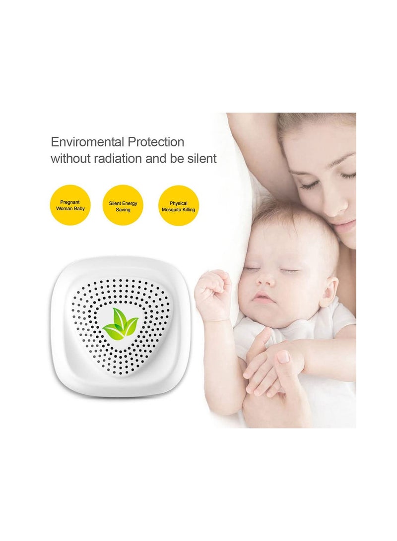 SYOSI جهاز طرد آفات بالموجات فوق الصوتية 4 قطع، فعال في طرد العناكب والبعوض داخليًا، جهاز للتحكم في الآفات بالموجات فوق الصوتية لطرد العناكب والبعوض والفئران والصراصير وغيرها من القوارض، آمن 100% - Image 2
