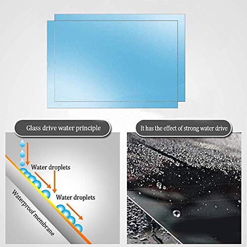 CarFrill Anti-Fog Rear View Mirror Film | HD Nano Waterproof & Anti-Glare Protective Film for Car Mirrors | Rainproof, Anti-Scratch, and Anti-Mist Visibility Shield (2 Pcs) - Image 5