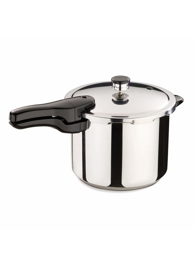 5.7 LitersNone 01362 6-Quart Stainless Steel Pressure Cooker Silver