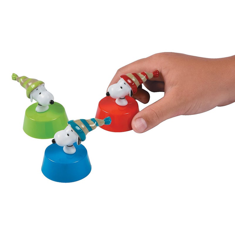 Fun Express Mini Peanuts Snoopy Christmas PullBack Toys 12 Pc - Image 3