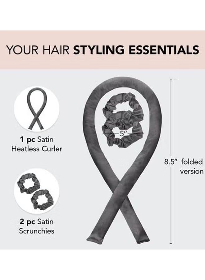 Layali Satin Heatless Curling Set - Hair Rollers for Heatless Curls, Heatless Hair Curlers & Hot Rollers - Image 2