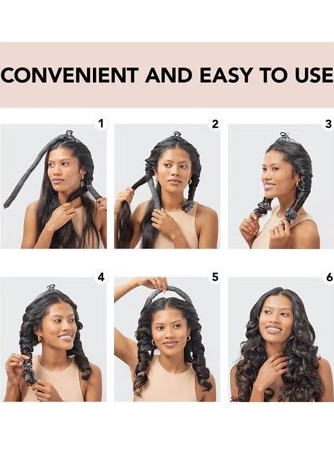 Layali Satin Heatless Curling Set - Hair Rollers for Heatless Curls, Heatless Hair Curlers & Hot Rollers - Image 4