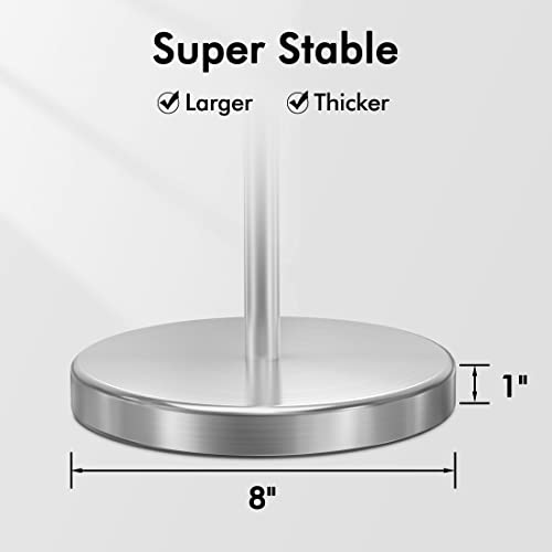 KES Toilet Paper Holder Stand SUS 304 Stainless Steel Rustproof Pedestal Lavatory Tissue Roll Holder Floor Stand Modern Brushed Finish, BPH283S1-2 - Image 3