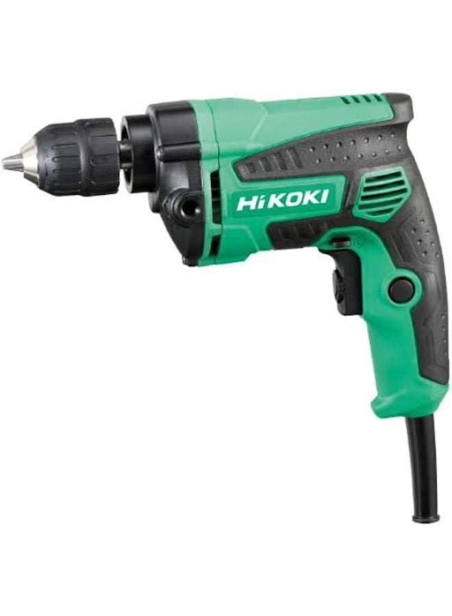 Hikoki 10mm Electric Drill, 600W, 110V, Variable Speed with Reverse (VSR), Lightweight 1.4kg, Keyless Chuck – Model D10VC3C1Z - Image 1