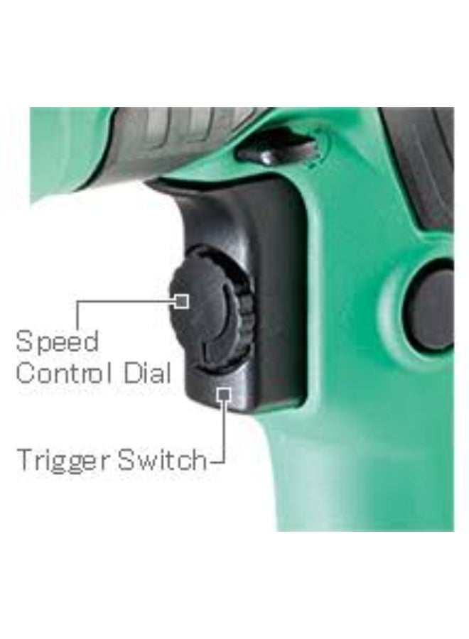 Hikoki 10mm Electric Drill, 600W, 110V, Variable Speed with Reverse (VSR), Lightweight 1.4kg, Keyless Chuck – Model D10VC3C1Z - Image 4