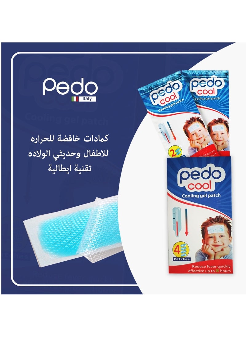 Pedo Pedo Cool Cooling Gel Patch - Pack of 3 (12 patch) (Banana, Strawberry, and Unflavored) - Reduces Fever Quickly and Effectively for Up to 8 Hours - Safe for Kids  - Image 2