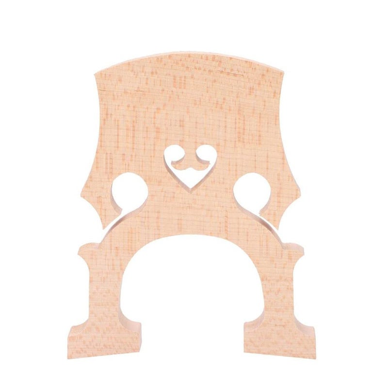 Cello Bridge: 4/4 Size Maple Wood - Smooth Burr-Free Surface, Enhances Vibration & Timbre for Professional Cellists, String Instrument Maintenance - Image 3