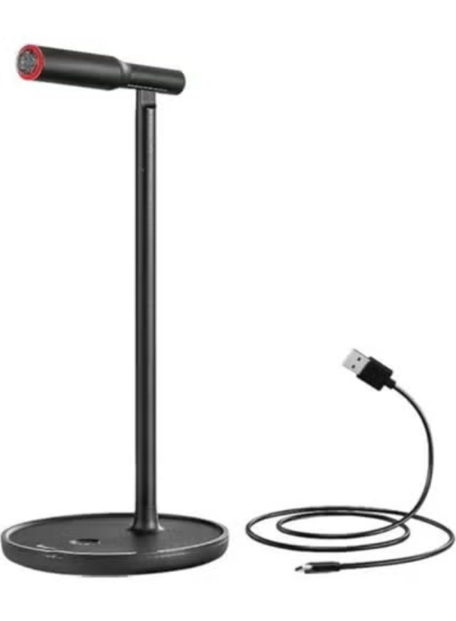 USB to Type-C Desktop Microphone – Adjustable Stand – Clear Audio Recording for Smartphone, Laptop & Multi-Device Use - Image 1