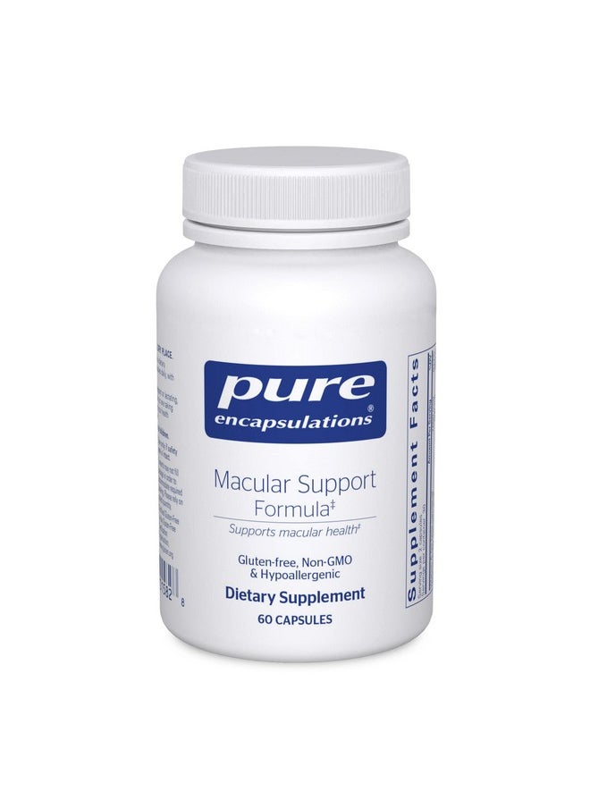 Macular Support Formula  Hypoallergenic Supplement With Enhanced Antioxidant Formula For Healthy Eyes*  60 Capsules