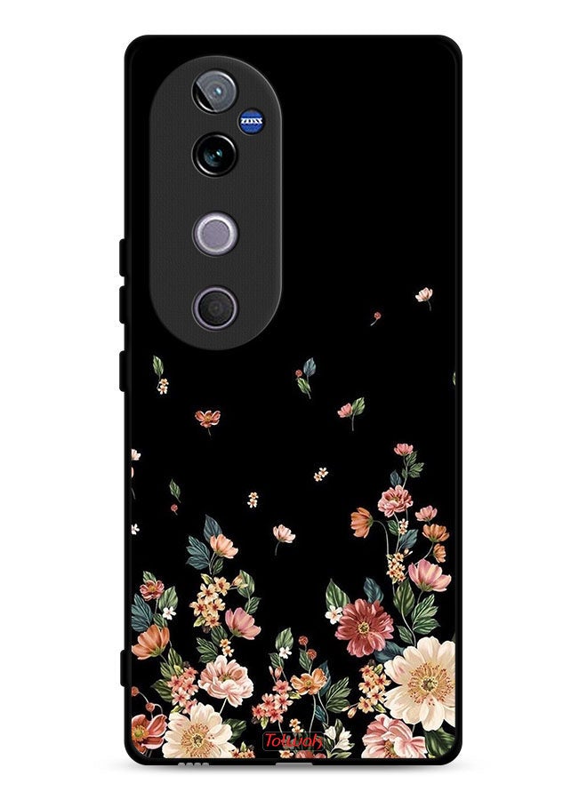 Tolwak Vivo V40 5G Protective Case Cover Small Flowers In Bottom - Image 1