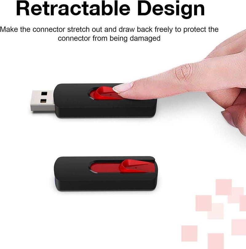 RAOYI 5 Pack 64GB USB Flash Drive, USB 2.0 Memory Stick Thumb Drives Jump Drive Pen Drive for PC Laptop Computer - 64G Multipack - Image 2