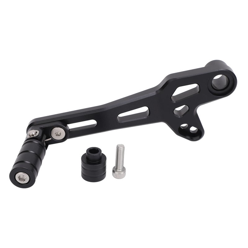 Motorcycle Adjustable Gear Shift Lever CNC Aluminum Folding Gear Shifter Lever Replacement for Ducati DesertX 2022 to 2024 Black - Image 1