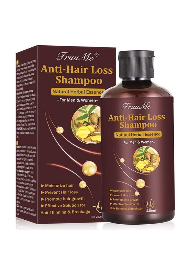 TruuMe Hair Growth Shampoo, Anti Hair Loss - Helps Stop Hair Loss, Regrowth for Men & Women, 220mL - Image 1