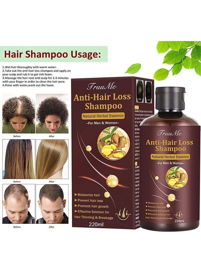 TruuMe Hair Growth Shampoo, Anti Hair Loss - Helps Stop Hair Loss, Regrowth for Men & Women, 220mL - Image 4