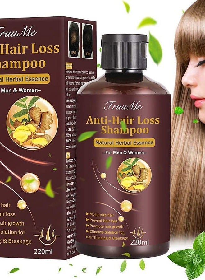 TruuMe Hair Growth Shampoo, Anti Hair Loss - Helps Stop Hair Loss, Regrowth for Men & Women, 220mL - Image 3