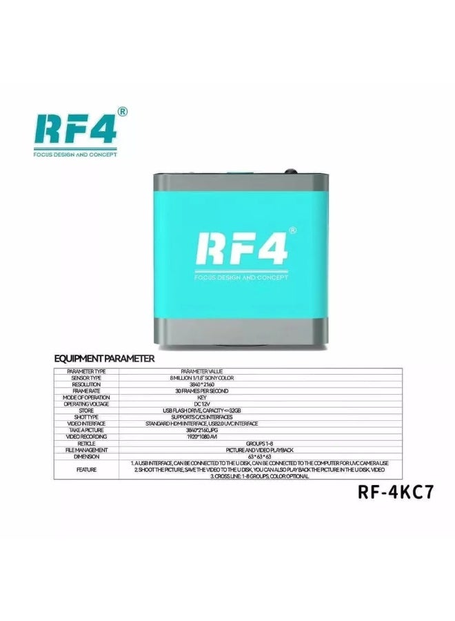 RELIFE RF4 RF-4KC7 Large-field 4K Industrial Camera Microscope Camera HDMI 1080P 60FPS - Image 4