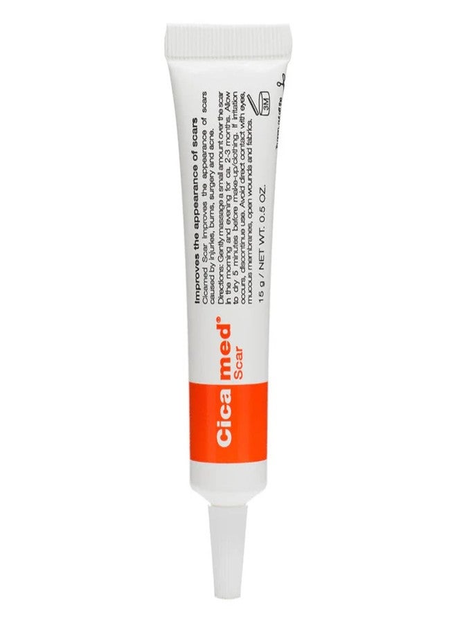 Cicamed Silicone Scar Gel - Works with Tape - Advanced Cream for Surgical Scars, C-Section, Burns, Keloids, and Acne Marks - 0.5 oz (15g) - Image 2