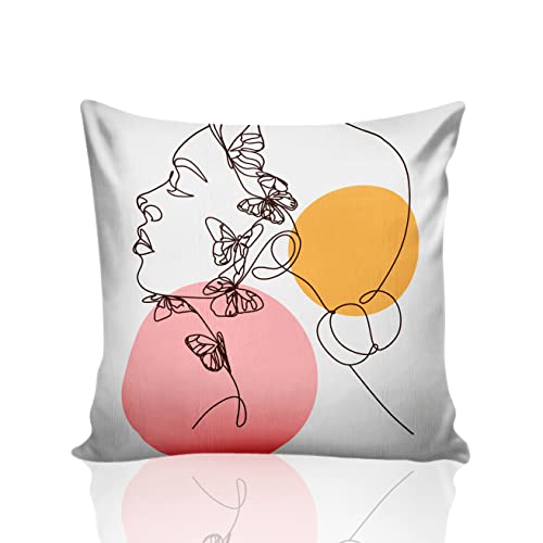 Ultimate Trends Polyester Digital Modern Printed Cushion Cover 16x16 Set of 5, Multi Color(UTCC-New-06_16) - Image 4