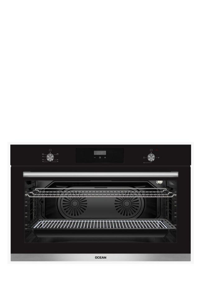 Ocean - Ocean Built-in Gas Oven with Grill, 97 Liters, Stainless Steel - OGVOF 94 I R C TC SV - Image 1
