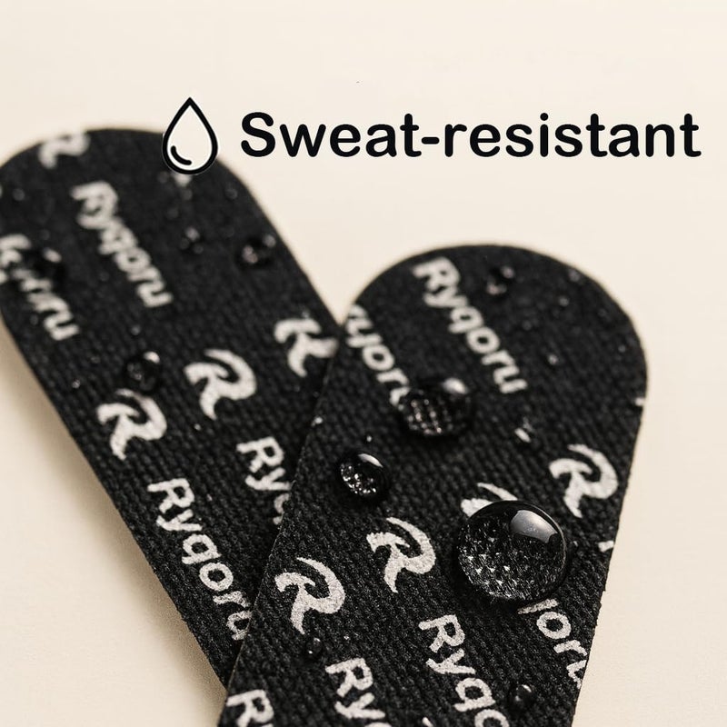 Ryqoru 120 PCS Bowling Thumb Tape (Fast Release Black) â€“ Pre-Cut Finger Insert Grip Tape for Bowlers, 1" x 2.75" Protective Tape, No Residue, Breathable - Image 3