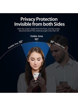 Private Screen Protector For iPhone 16 Pro, 9h tempered glass screen protector, Ultra HD Glass, Eazy Installation, Anti Shock Screen, Anti Scratch Protection, Compatible With iPhone 16 Pro - view 4