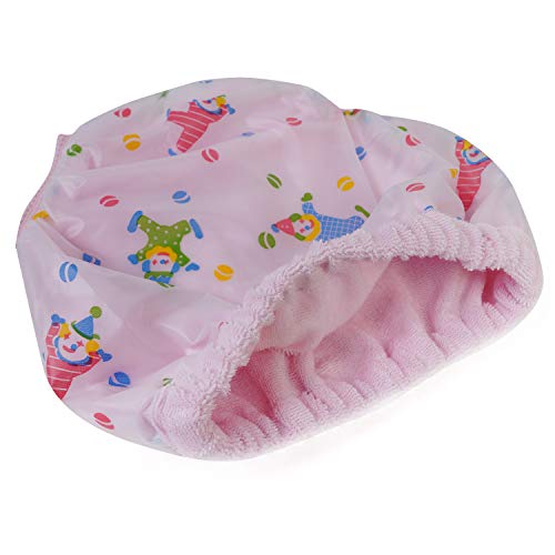 MW PRINTS Wateproof Reusable Baby Panty For 0-3 Months New Born Baby (Pack of 3) (Outside PVC Inside Soft Terry Towel) - Image 2