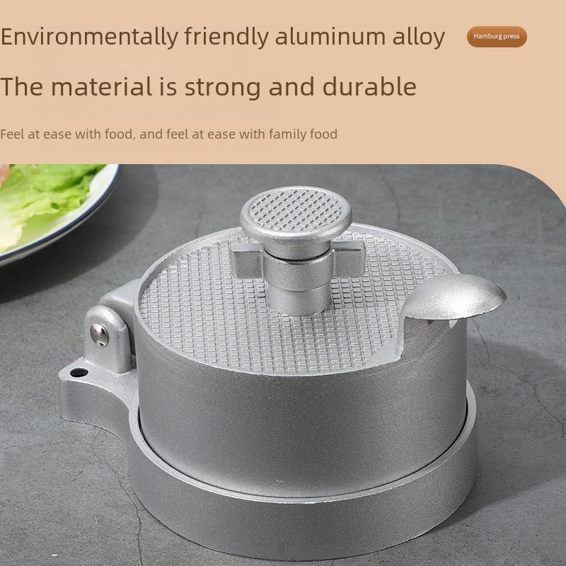 Cross-border manual non-stick coating clamshell hamburger meat press beef pie meat stuffing model meat cake press wholesale(Spring flip) - Image 4